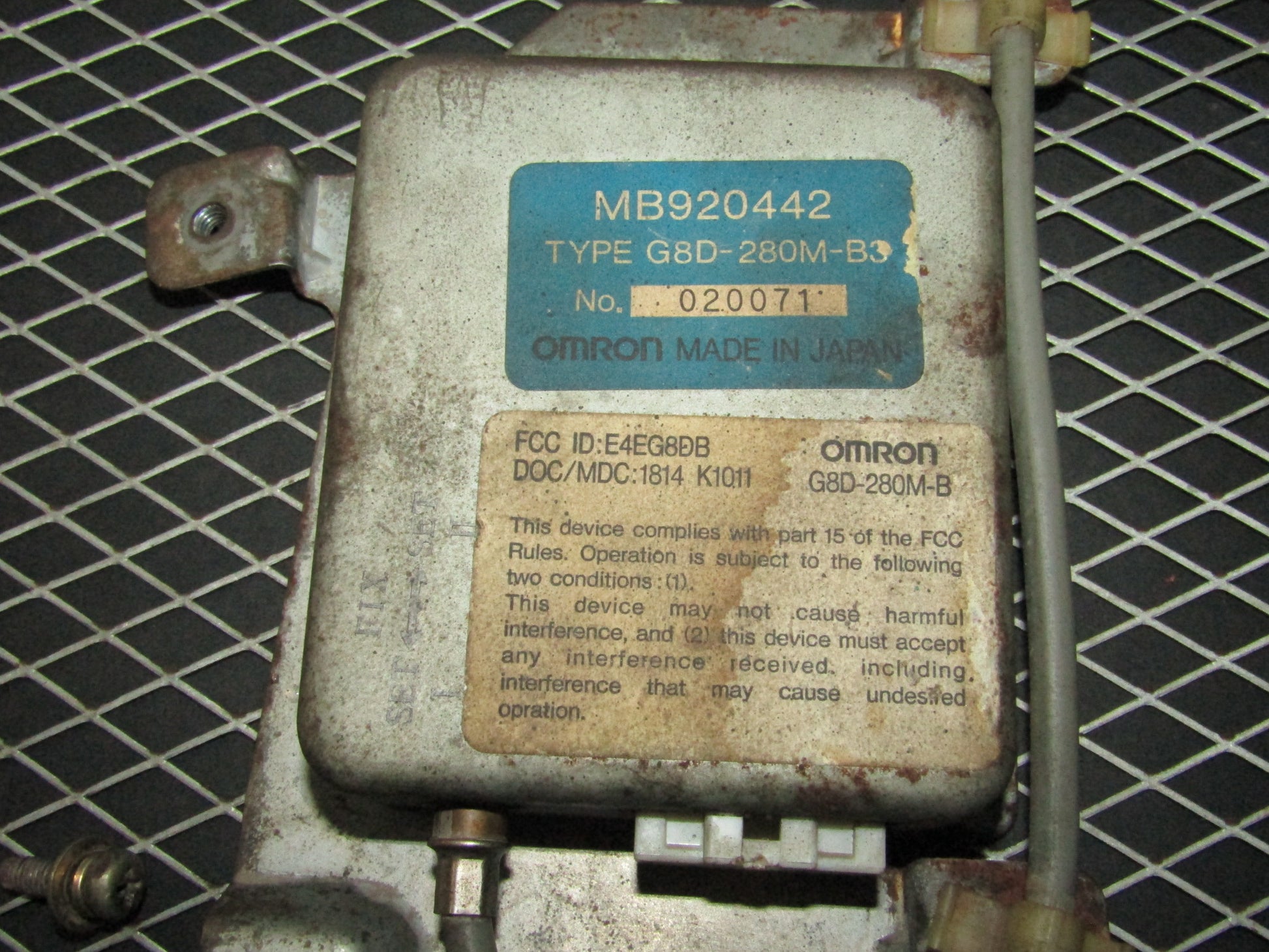 94 95 96 Mitsubishi 3000GT OEM Keyless Entry Module Computer – Autopartone