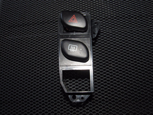 95-99 Eclipse GSX Turbo OEM Black Defroster & Hazard Switch