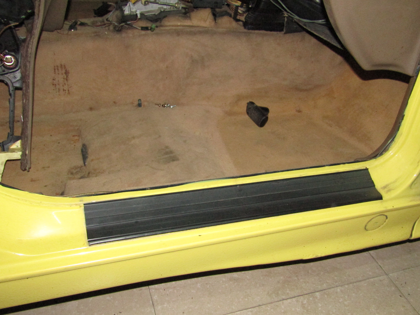 1992-1995 BMW 325 Sedan OEM Door Sills Panel Cover - Front Right