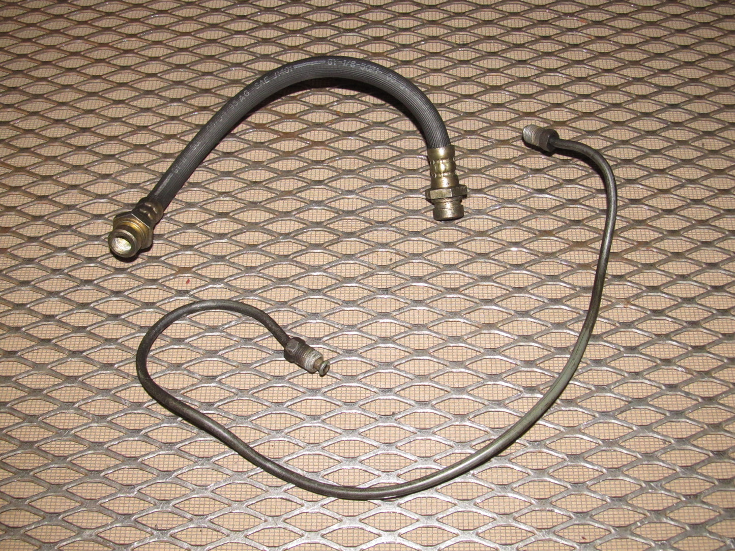 72 73 Datsun 240z OEM Rear Brake Hose & Line - Left