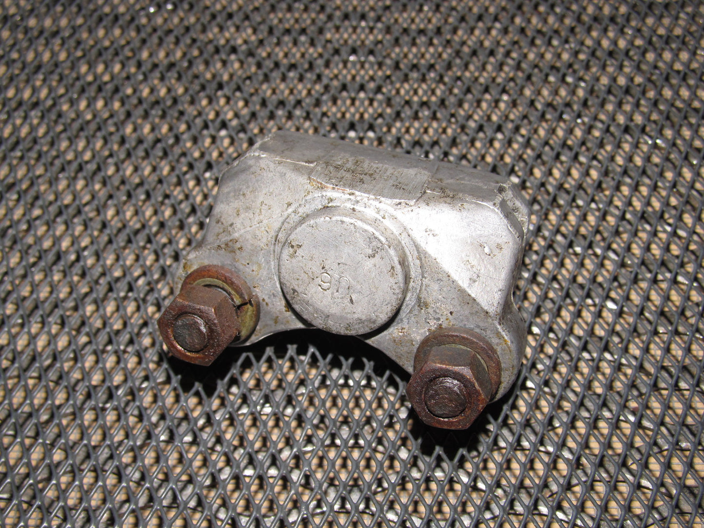 72 73 Datsun 240z OEM Rear Drum Brake Anchor Block - Left
