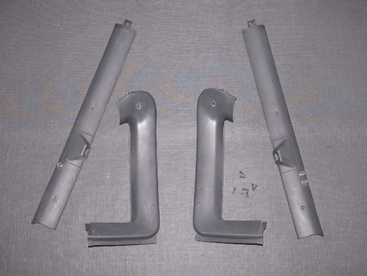 84 85 Mazda RX7 OEM Interior Quarter Window Cover Trim Set