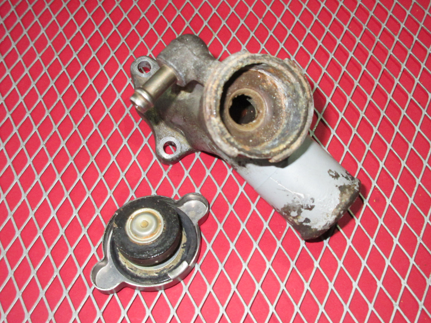 92 93 Lexus ES300 OEM Radiator Coolant Neck & Cap