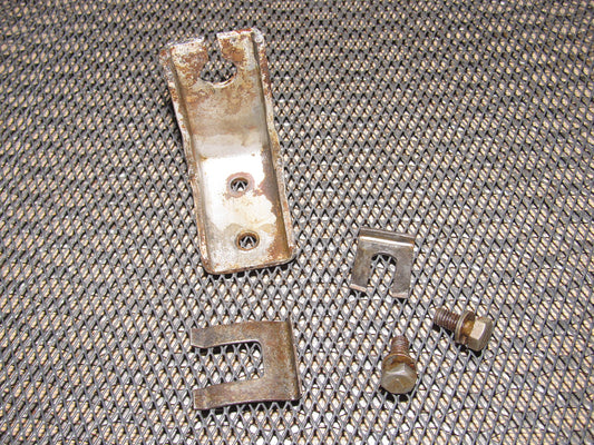 72 73 Datsun 240z OEM Rear Parking Brake Cable Holder Bracket - Left