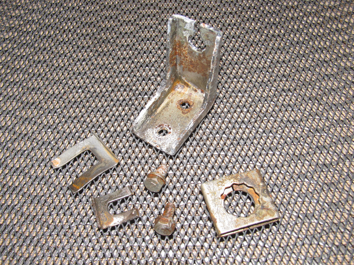 72 73 Datsun 240z OEM Rear Parking Brake Cable Holder Bracket - Right