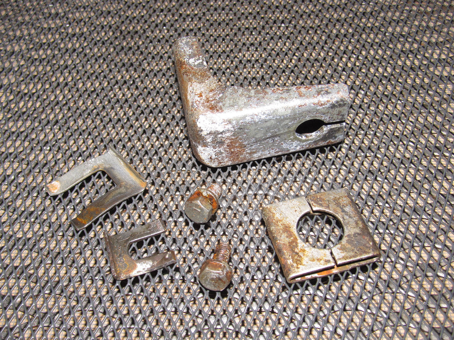 72 73 Datsun 240z OEM Rear Parking Brake Cable Holder Bracket - Right