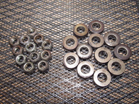 90-96 Nissan 300zx OEM Exhaust Manifold Mounting Nuts & Washers - Set