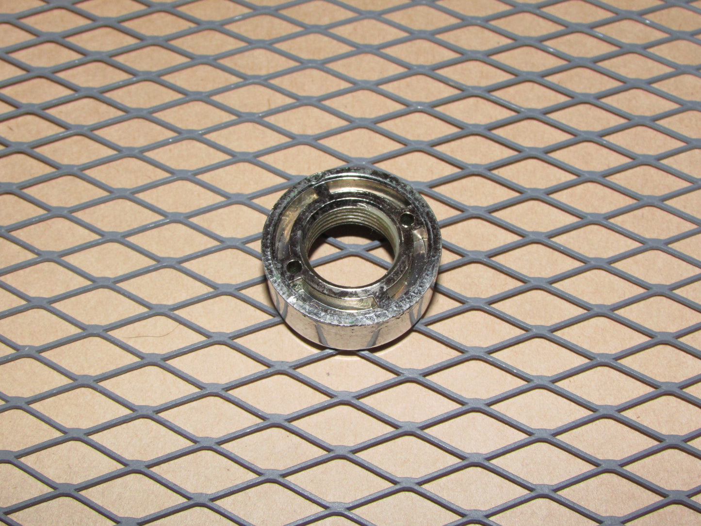 79 80 81 82 83 Datsun 280zx OEM Power Mirror Switch Chrome Lock Ring