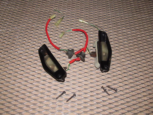 89 90 91 92 Toyota Supra OEM Rear License Plate Light - Set