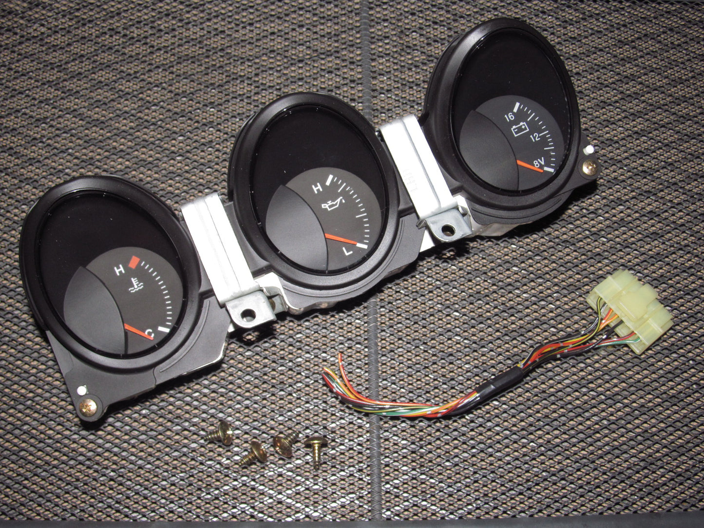 94 95 96 97 Mitsubishi 3000GT OEM Dash Coolant Oil Temperature & Battery Gauge