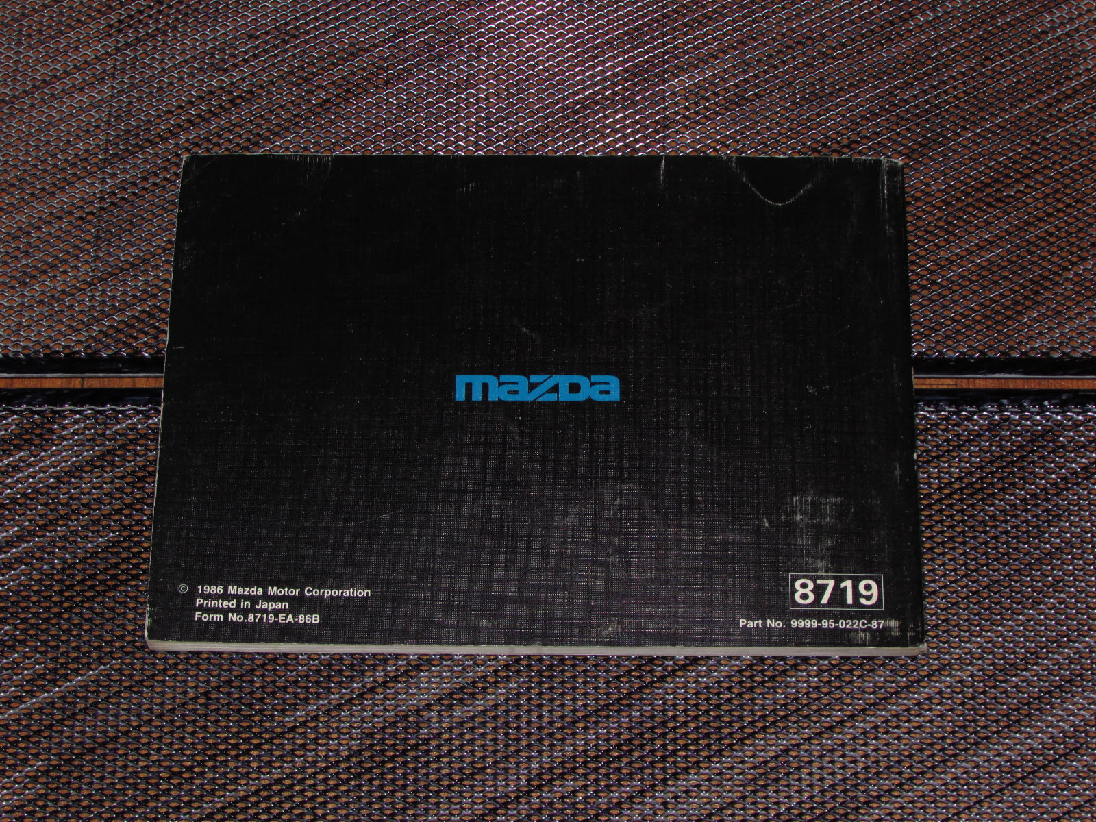 Mazda RX7 (1987) Owners Manual