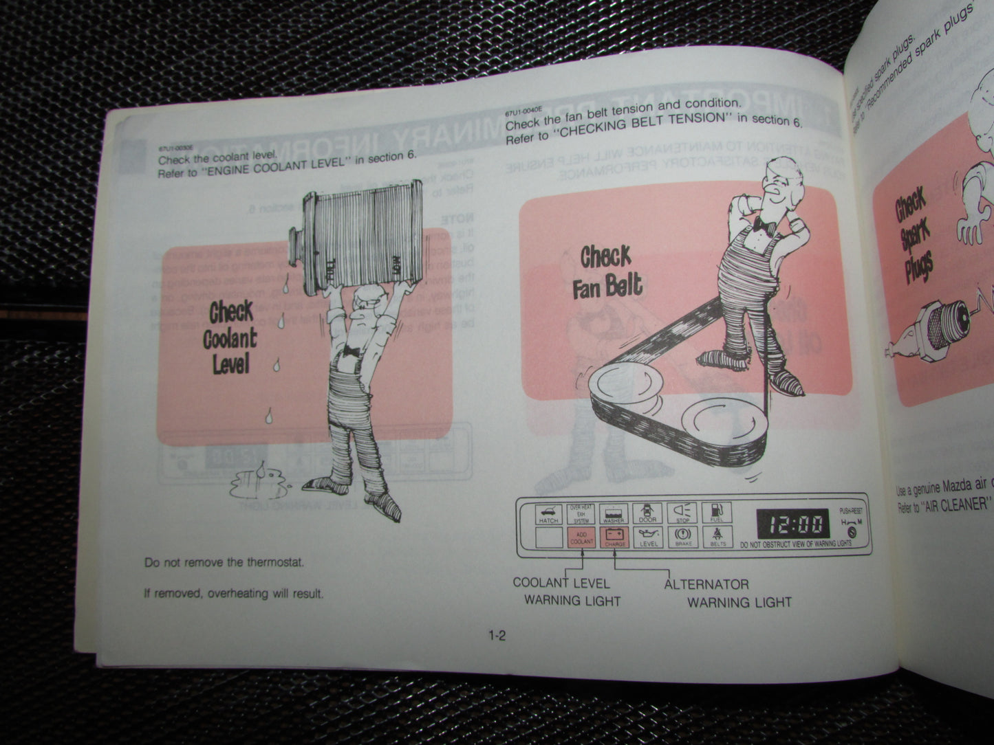 Mazda RX7 (1987) Owners Manual