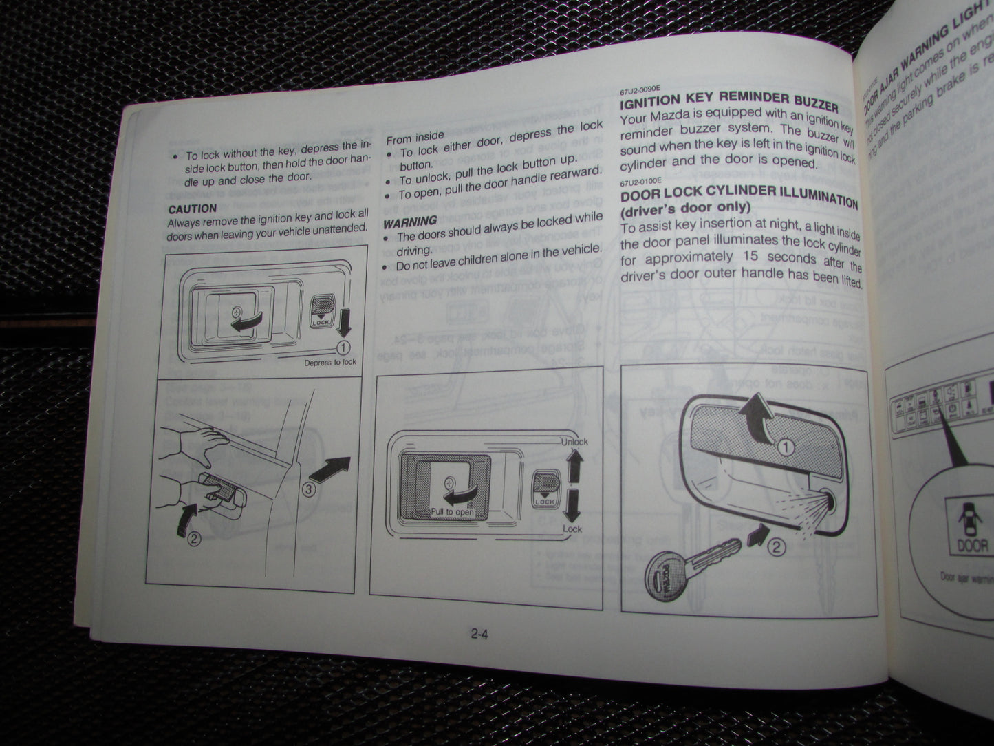 Mazda RX7 (1987) Owners Manual