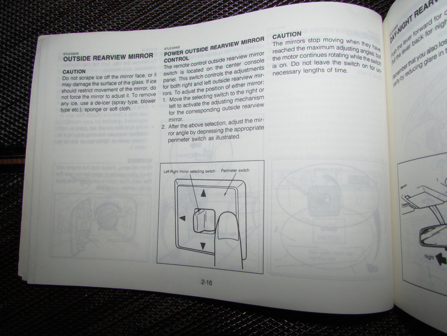 Mazda RX7 (1987) Owners Manual
