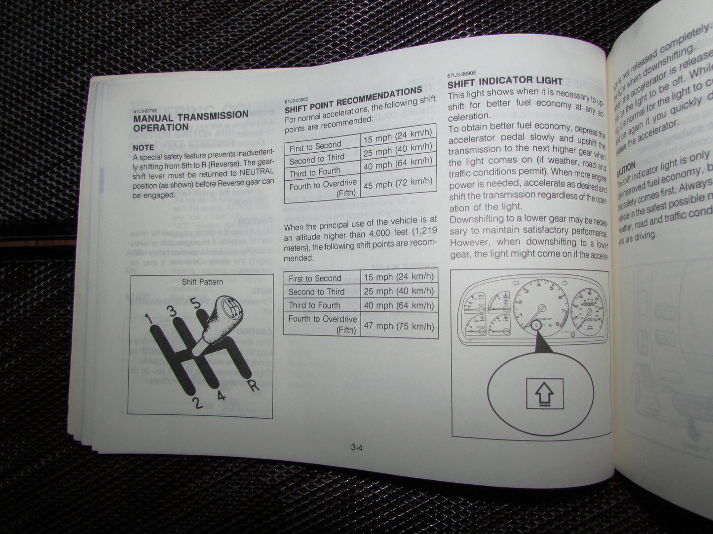 Mazda RX7 (1987) Owners Manual