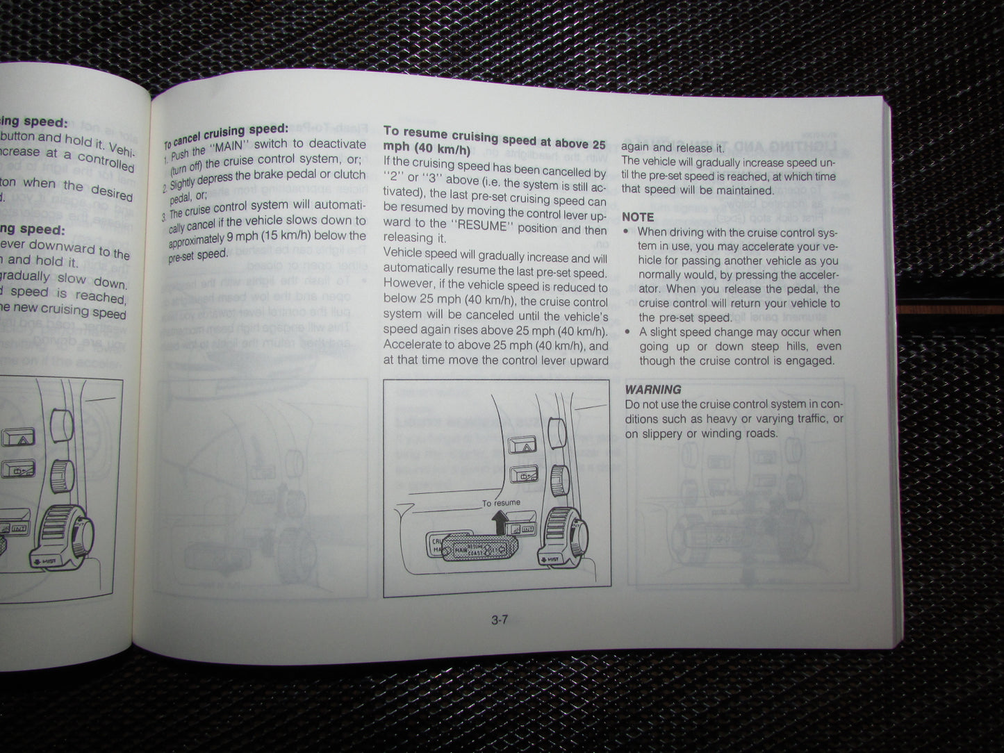 Mazda RX7 (1987) Owners Manual