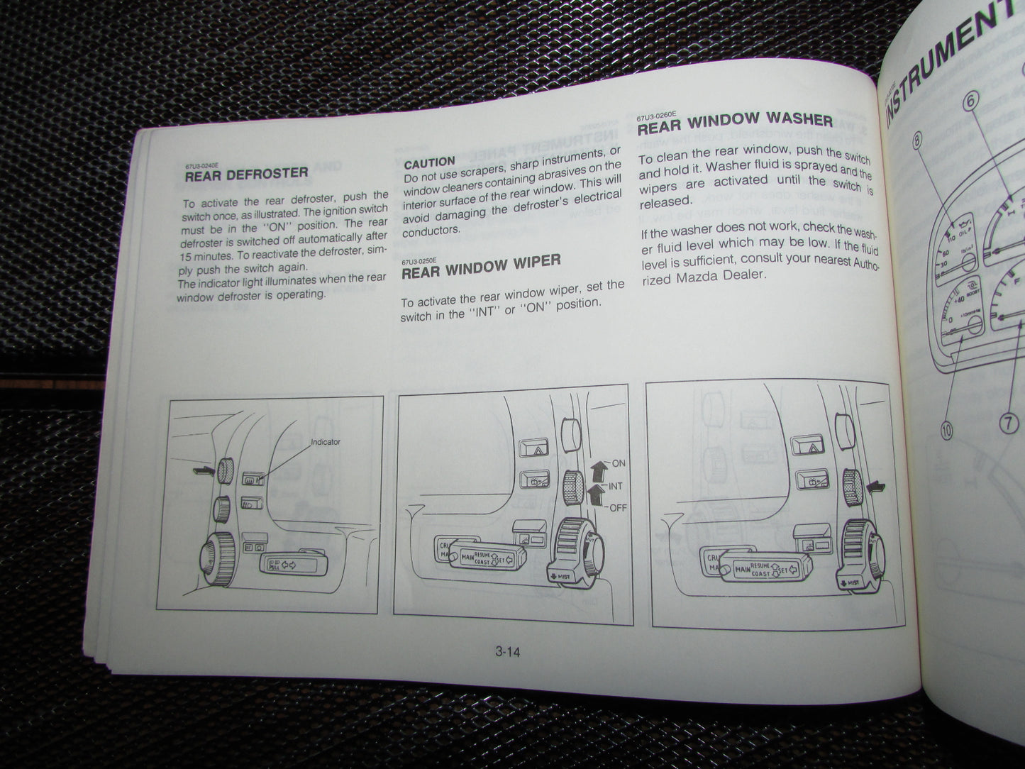 Mazda RX7 (1987) Owners Manual