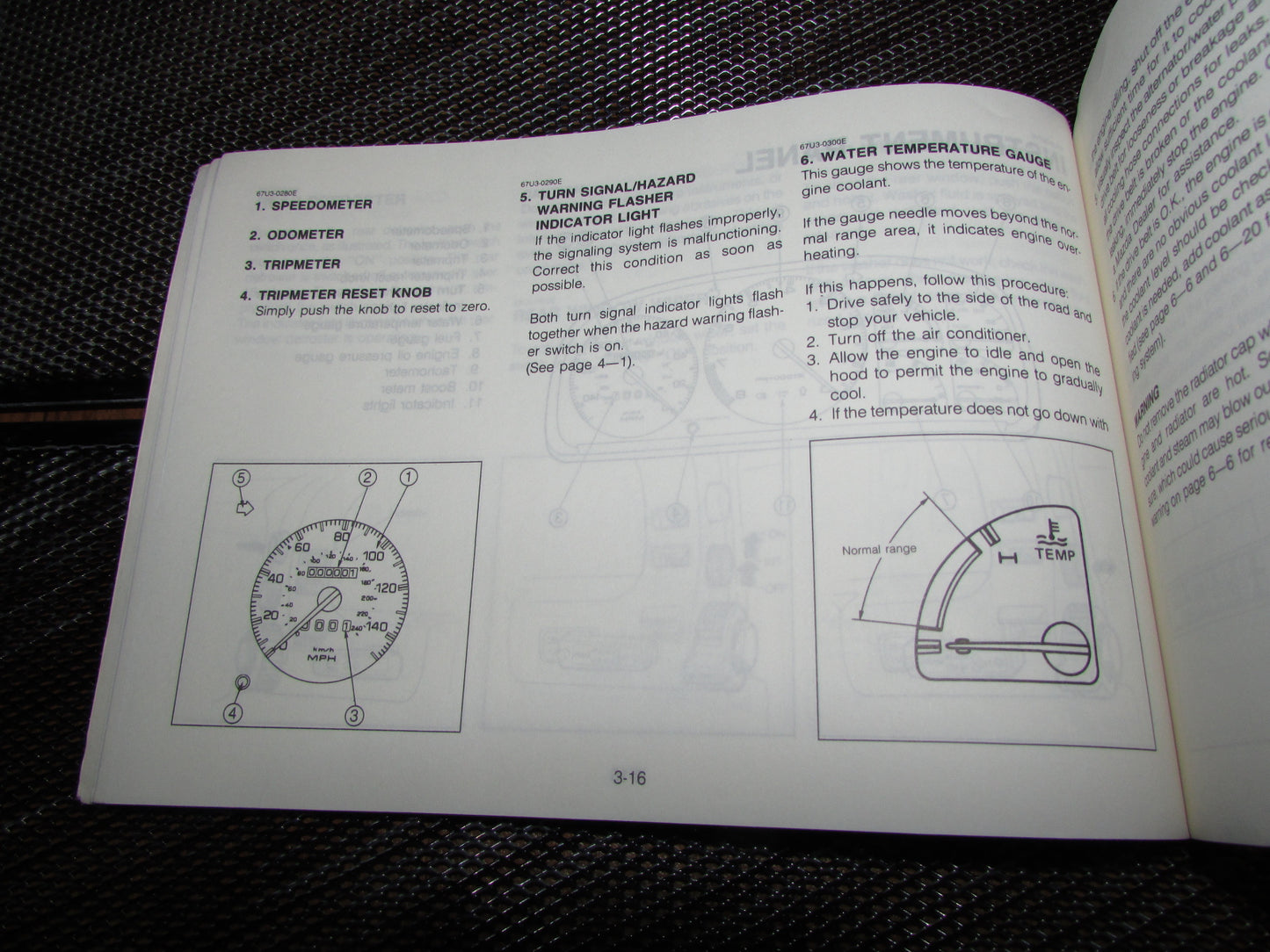 Mazda RX7 (1987) Owners Manual