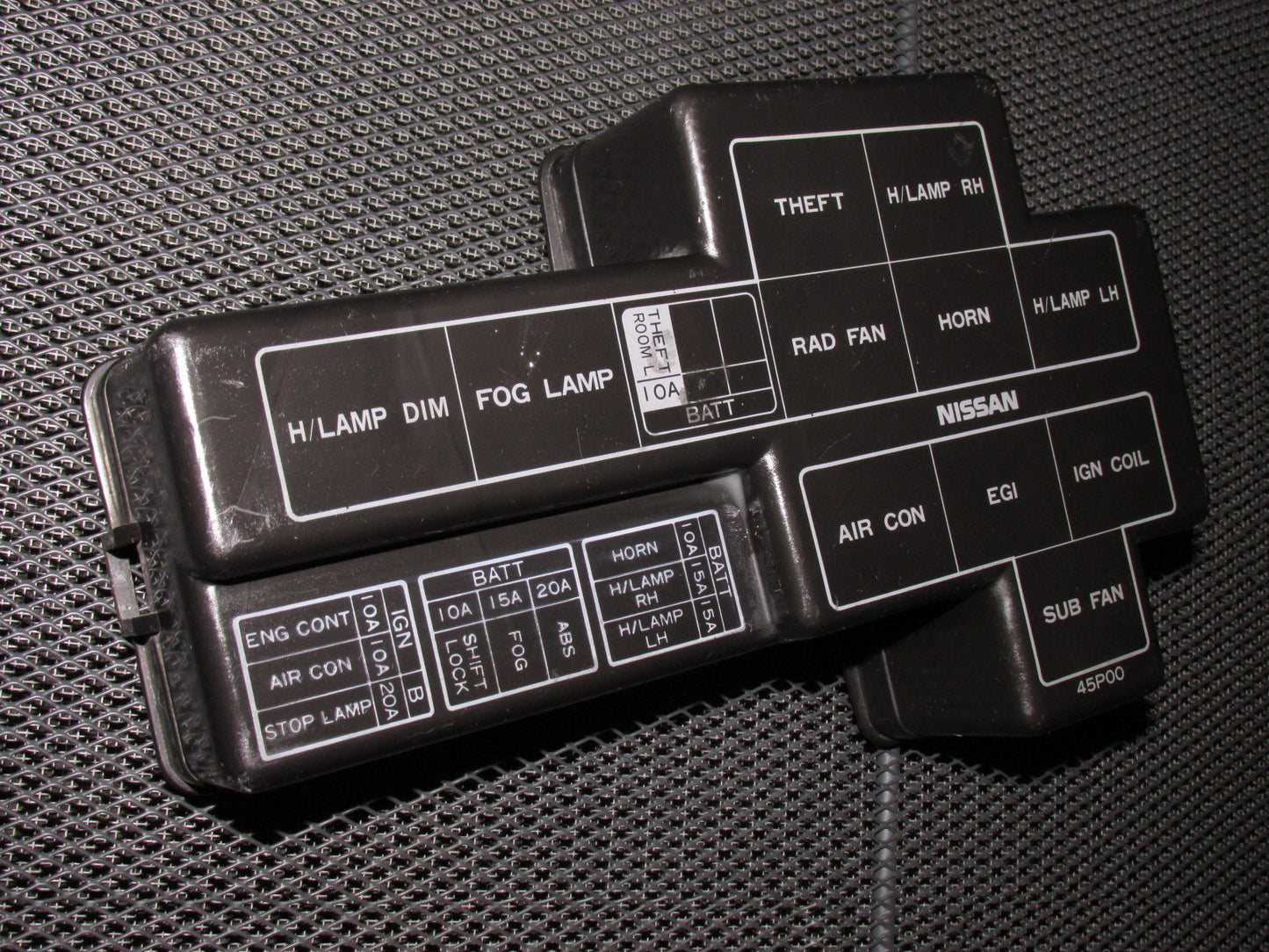 90 91 92 93 94 95 96 Nissan 300zx OEM Fuse Box Cover – Autopartone