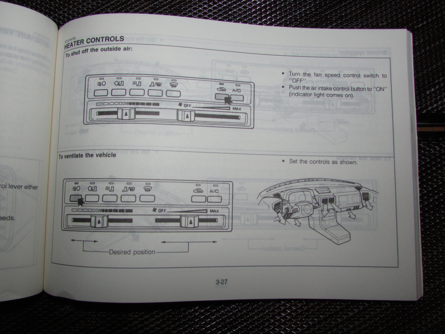 Mazda RX7 (1987) Owners Manual
