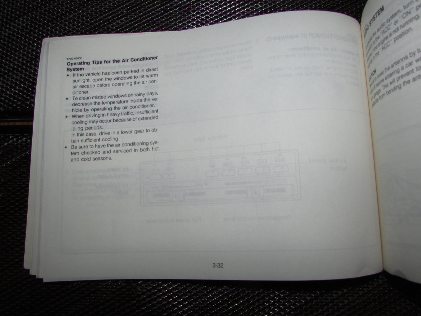 Mazda RX7 (1987) Owners Manual