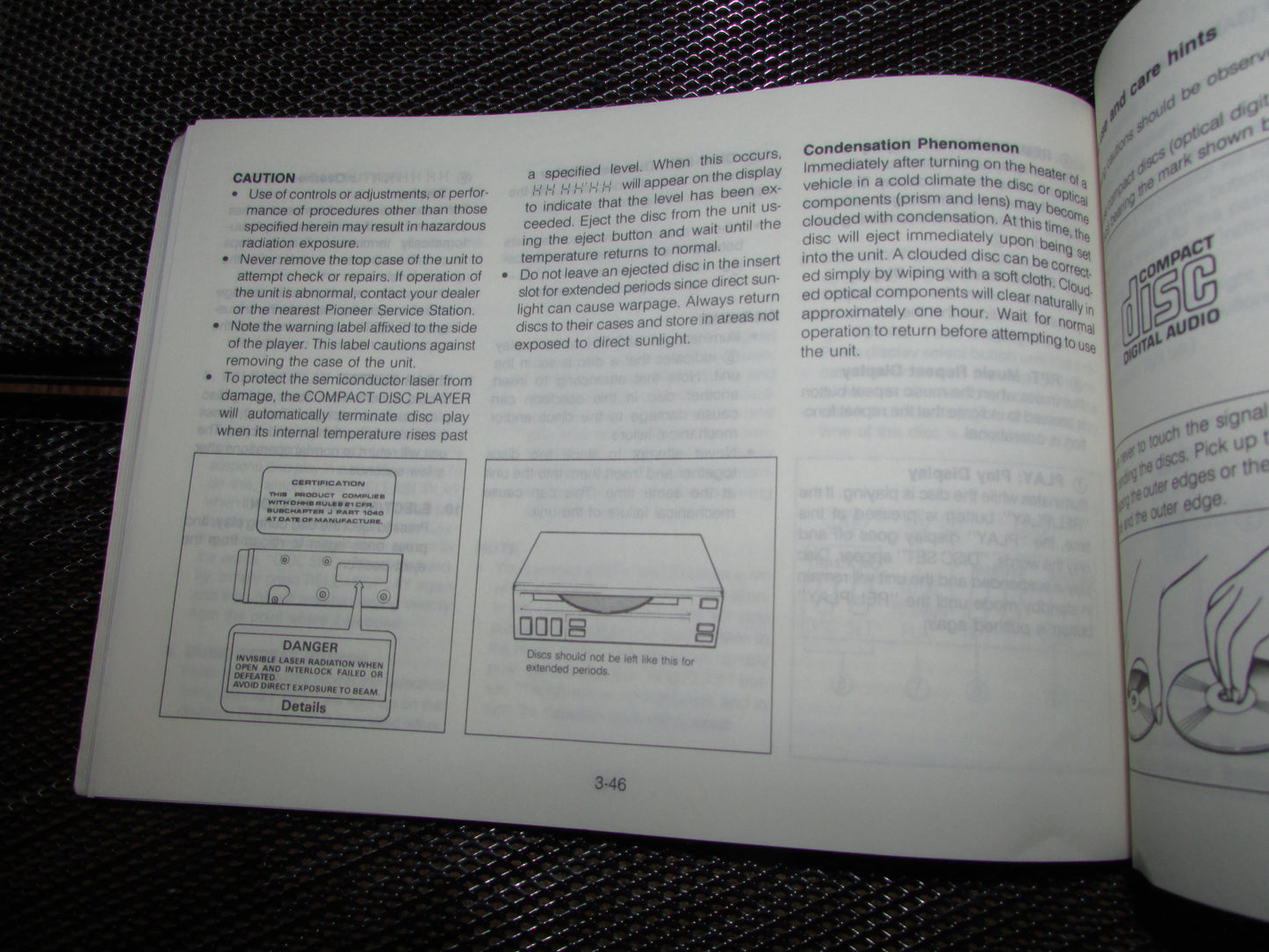 Mazda RX7 (1987) Owners Manual