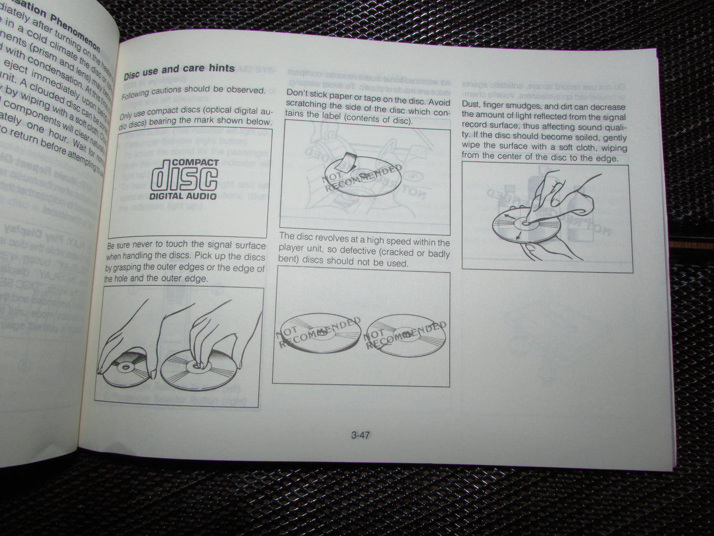 Mazda RX7 (1987) Owners Manual