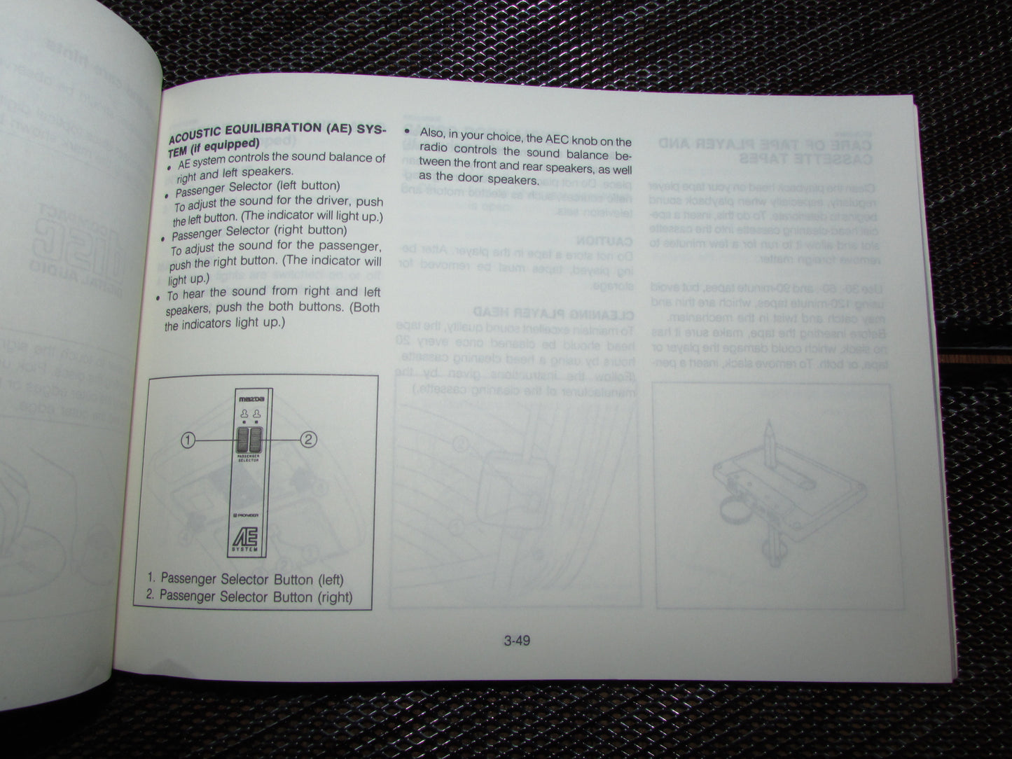 Mazda RX7 (1987) Owners Manual