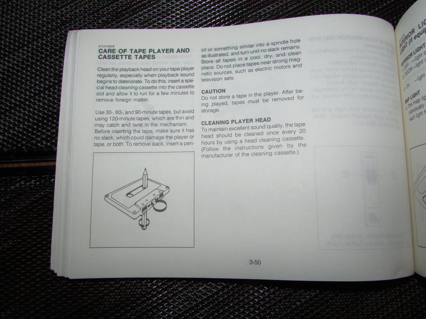 Mazda RX7 (1987) Owners Manual