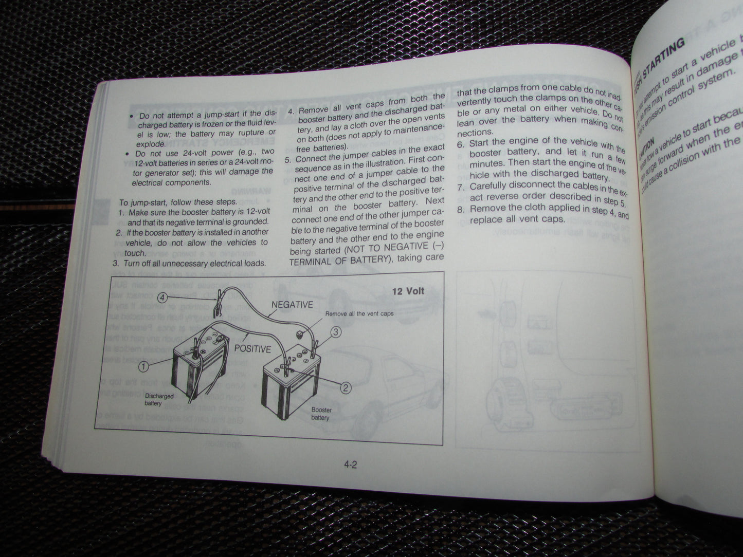 Mazda RX7 (1987) Owners Manual