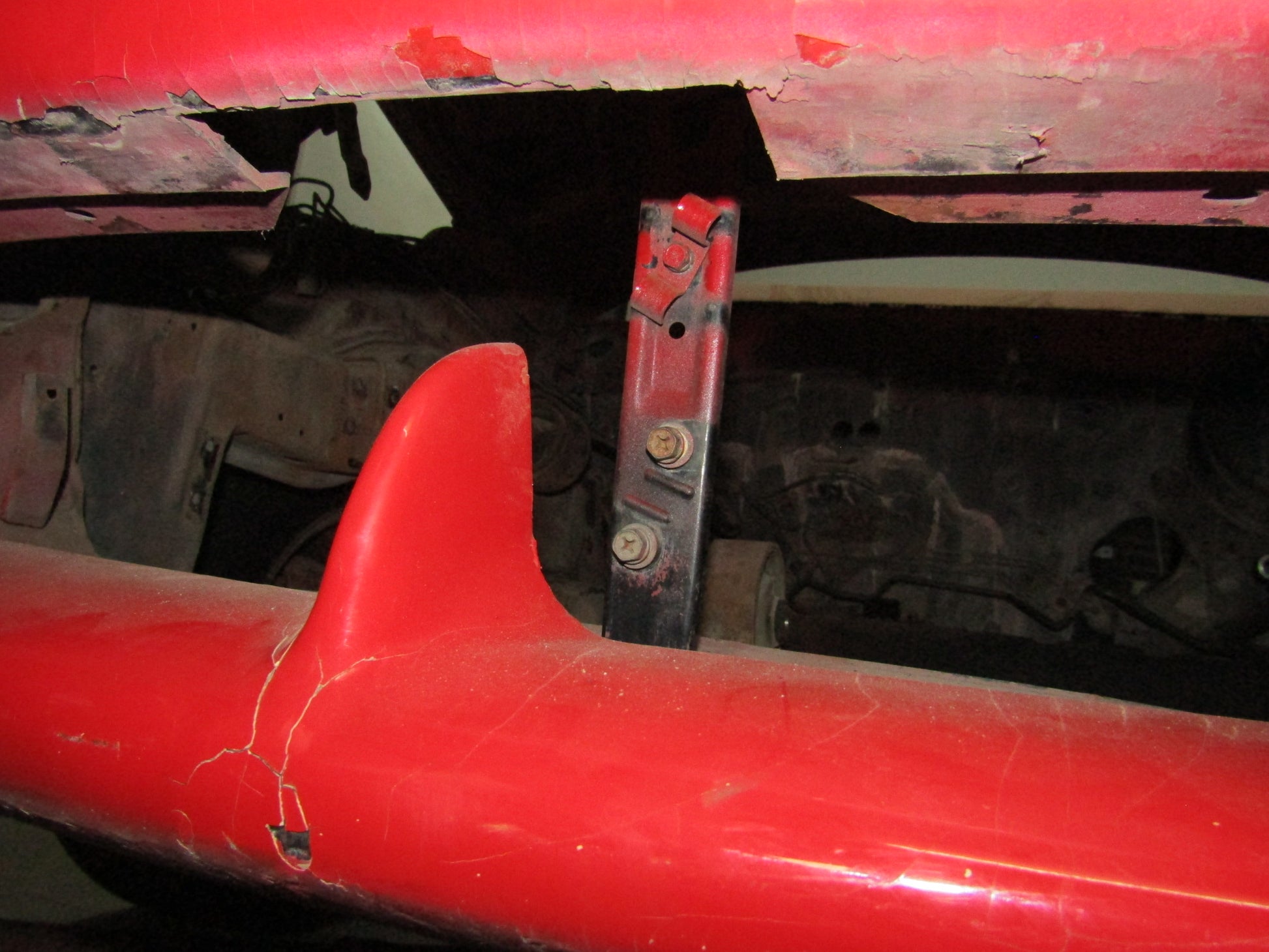 94 95 96 97 Mitsubishi 3000GT OEM Hood Latch Mounting Bracket
