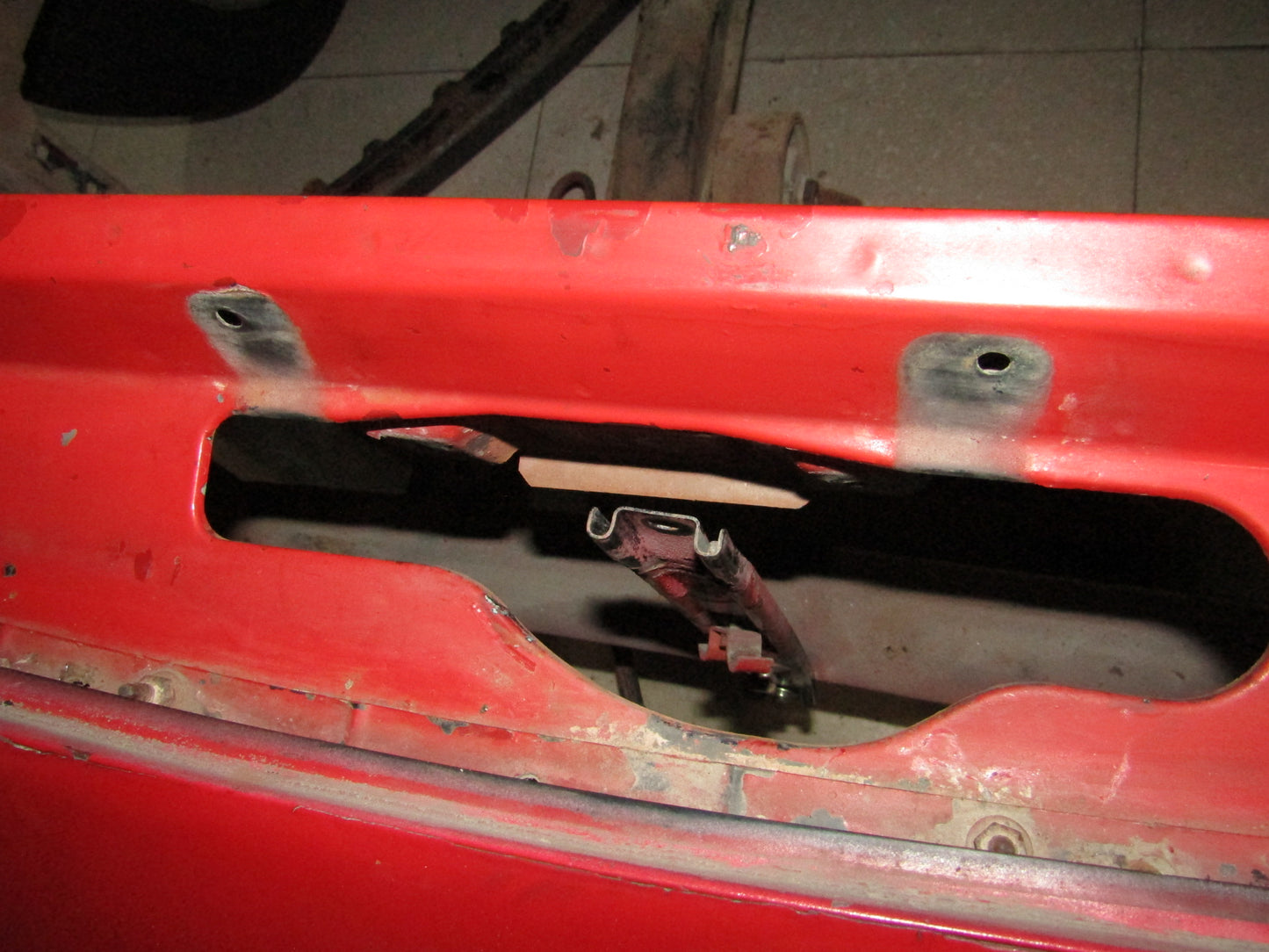 94 95 96 97 Mitsubishi 3000GT OEM Hood Latch Mounting Bracket