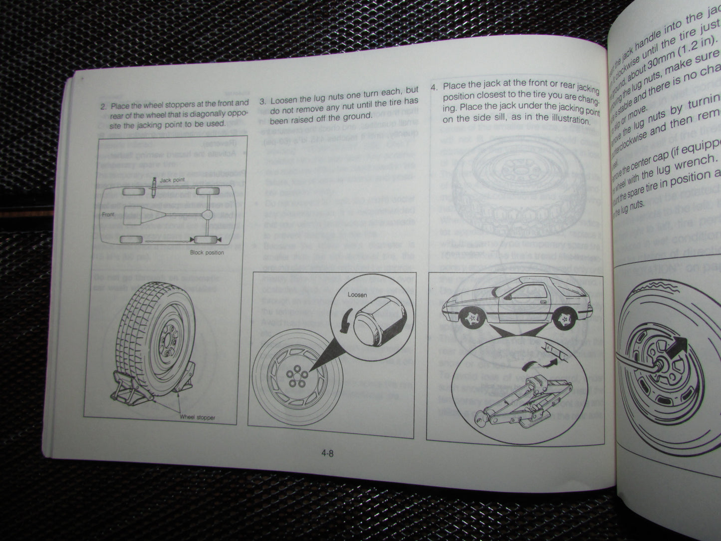 Mazda RX7 (1987) Owners Manual