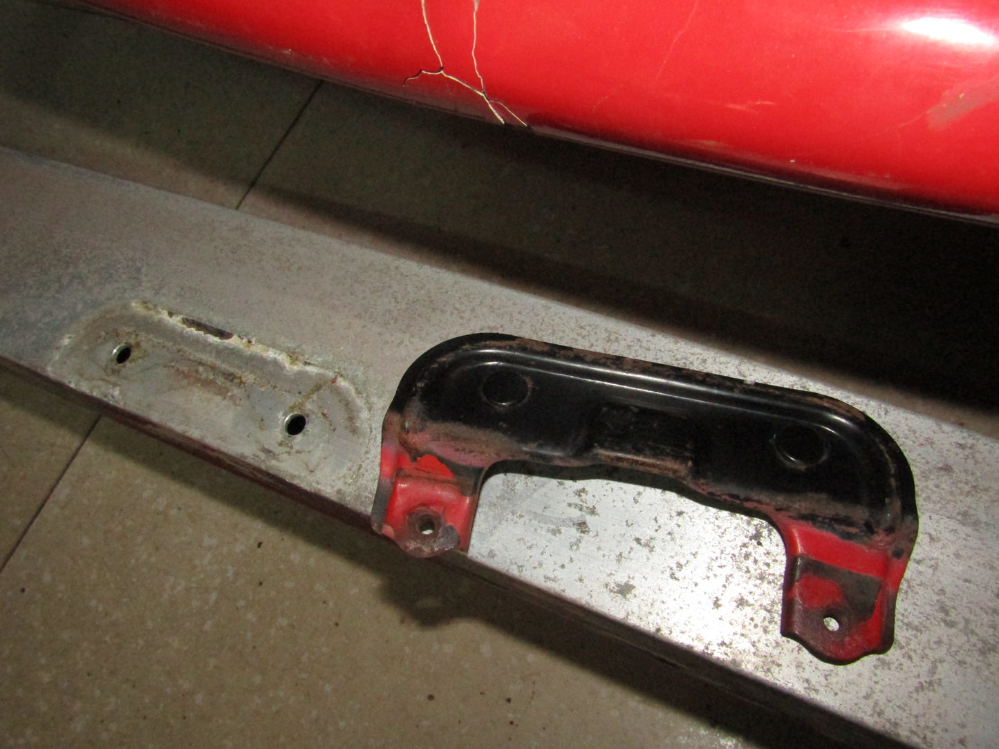 94 95 96 Mitsubishi 3000GT OEM Front Upper License Plate Mounting Bracket