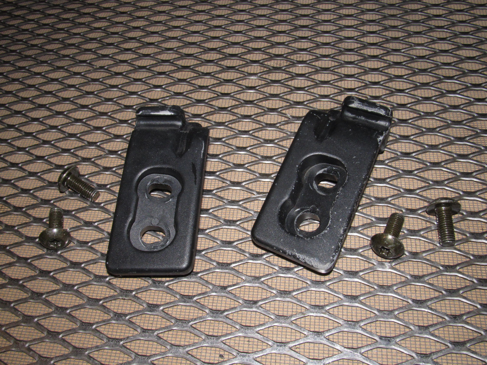 99 00 Mazda Miata OEM Convertible Top Latch Lock Striker Set