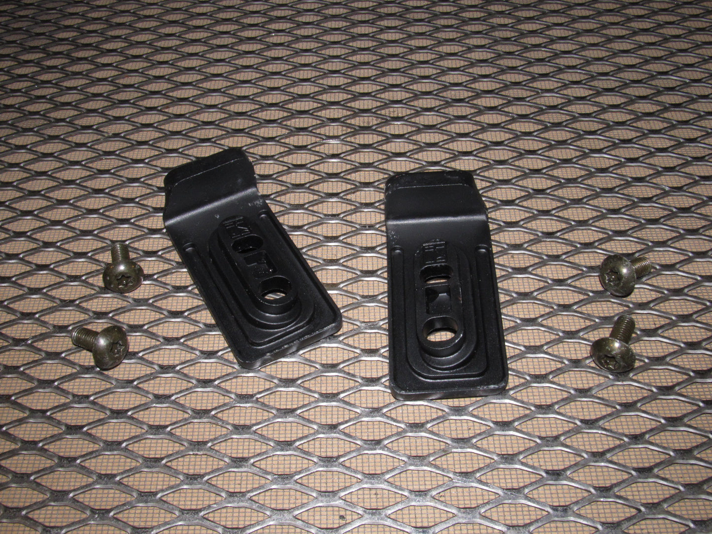 99 00 Mazda Miata OEM Convertible Top Latch Lock Striker Set