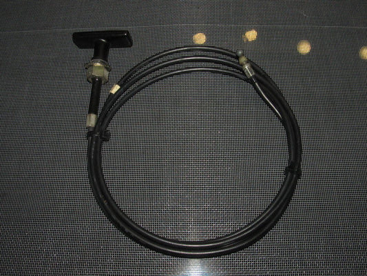 86-88 Mazda RX7 OEM Black Hood Release Switch with Cable