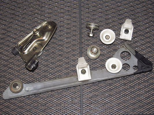 87 88 89 Toyota MR2 OEM Manual Window Bracket & Roller - Left