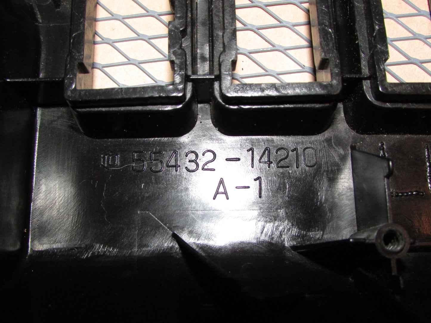 86 87 88 89 Toyota Supra OEM Dash Switch Holder Housing Bezel Cover