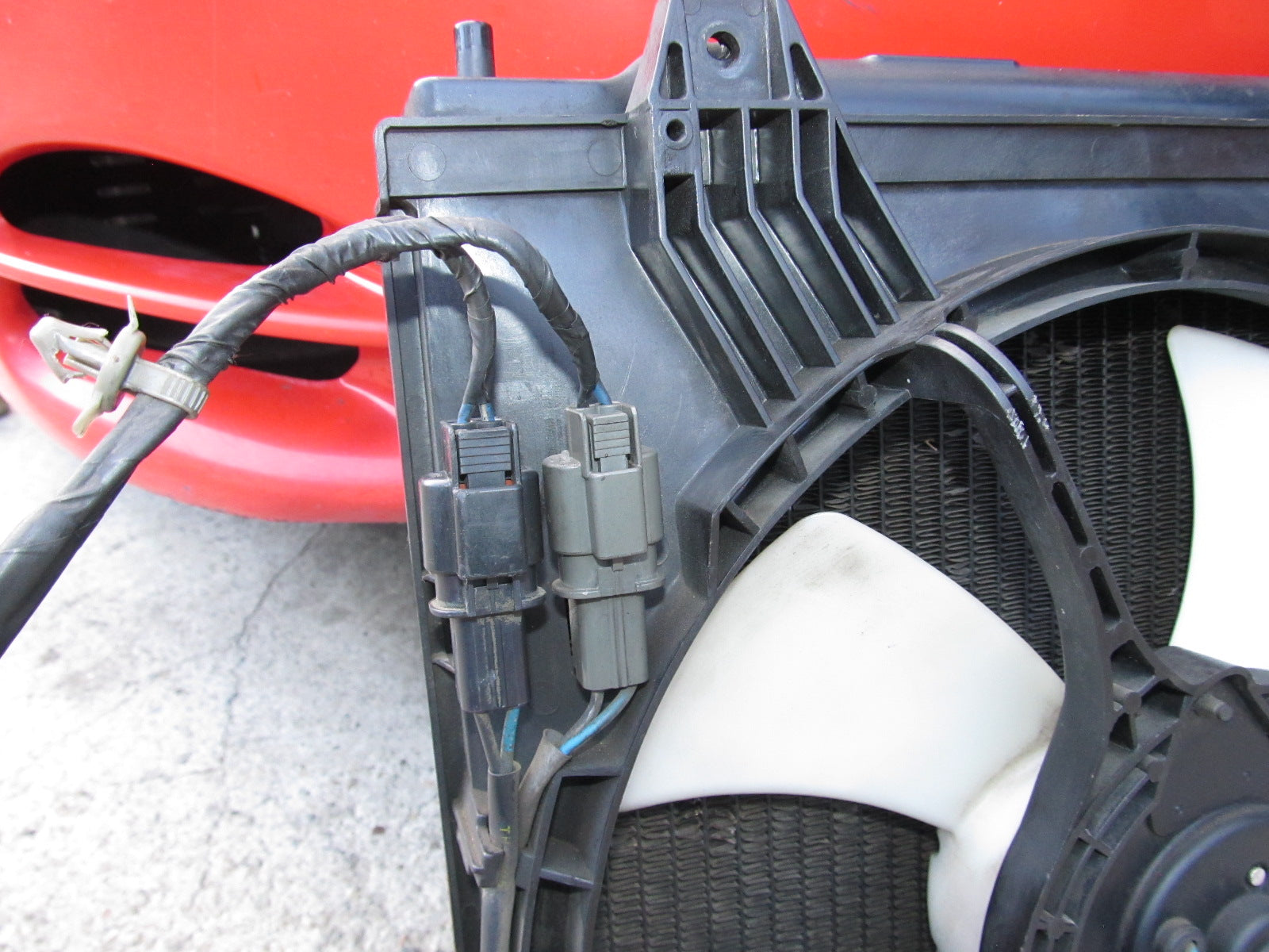 94 95 96 97 Mitsubishi 3000GT OEM Radiator Cooling Fan Pigtail Harness ...