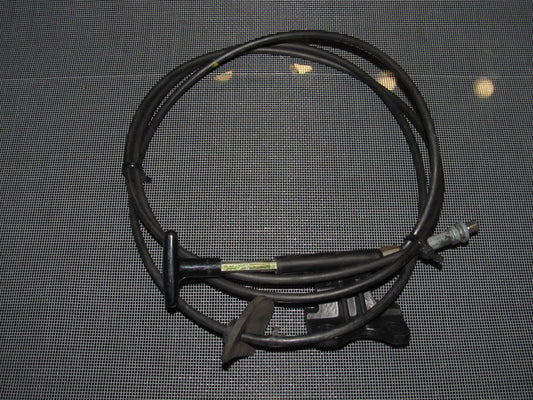 90-96 Nissan 300zx OEM Black Hood Release Switch with Cable