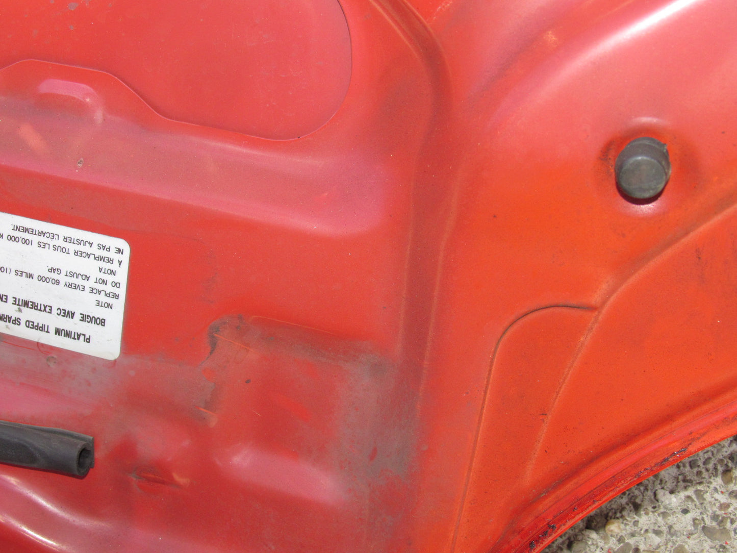 94 95 96 97 Mitsubishi 3000GT OEM Hood Rubber Stopper & Stripping