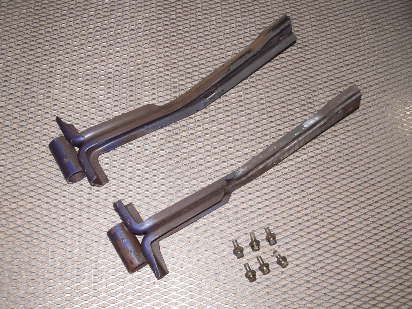 72 73 Datsun 240z OEM Front Bumper Mounting Bracket - Set