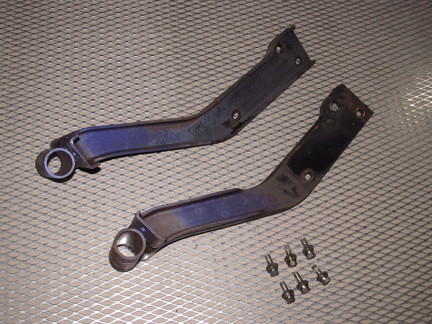 72 73 Datsun 240z OEM Front Bumper Mounting Bracket - Set