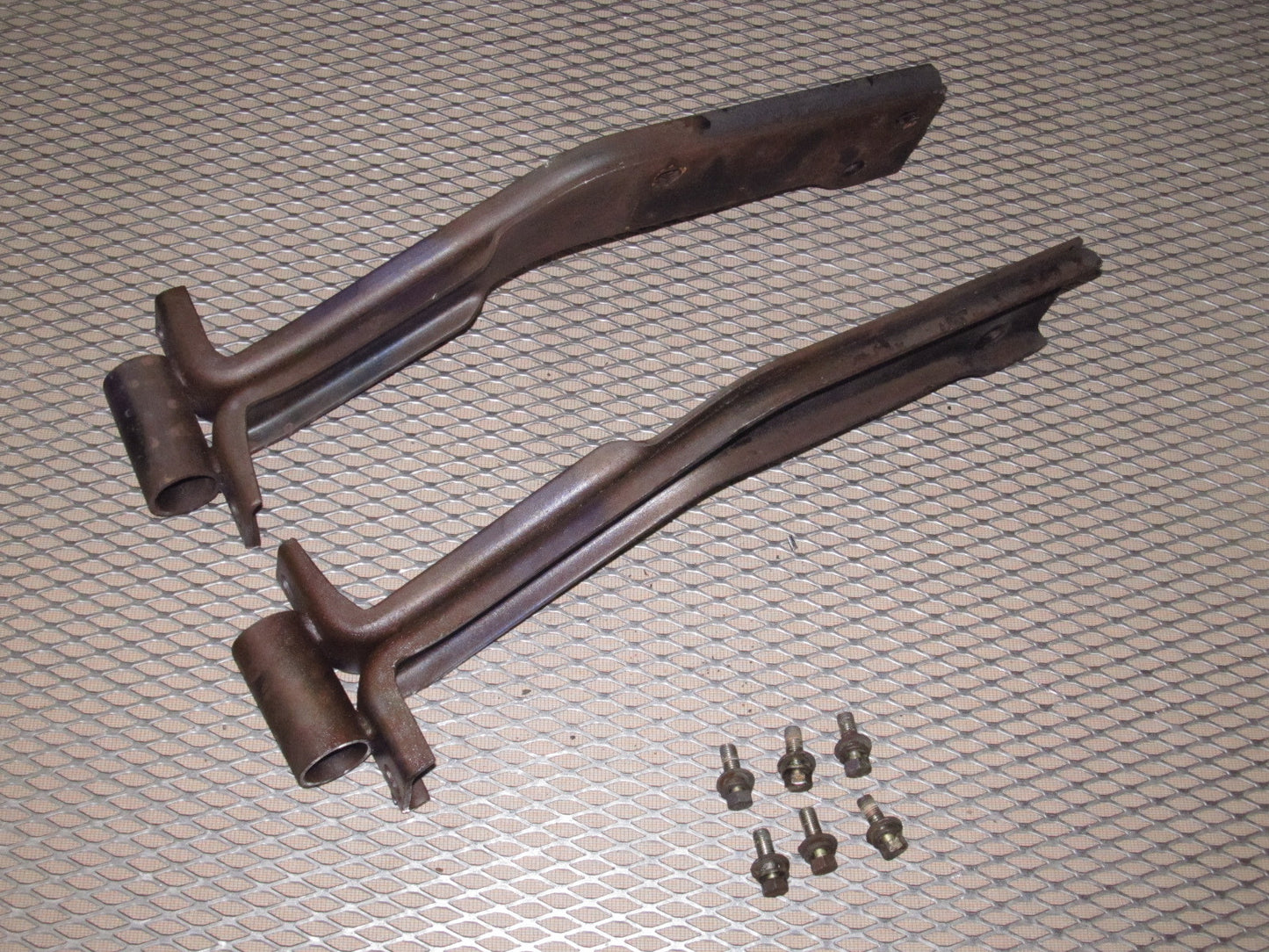 72 73 Datsun 240z OEM Front Bumper Mounting Bracket - Set