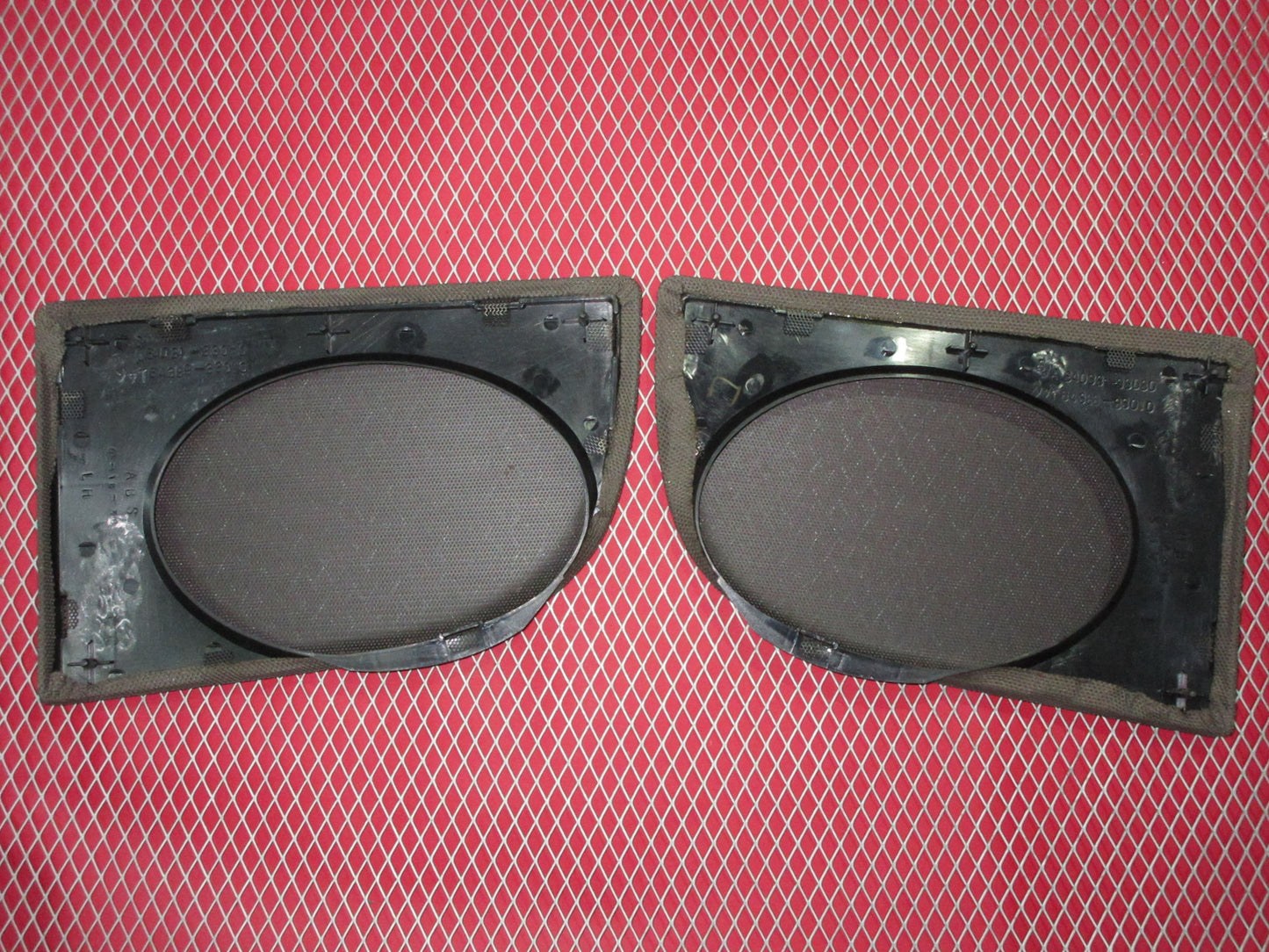 92 93 Lexus ES300 OEM Rear Speaker Grille Cover Set