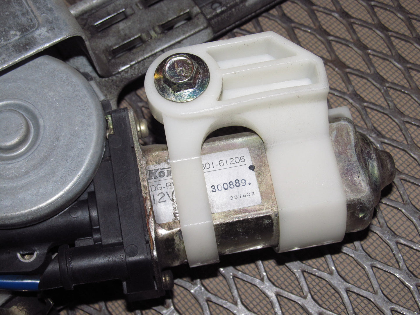 89 90 91 Mazda RX7 OEM Power Window Motor & Regulator - Left