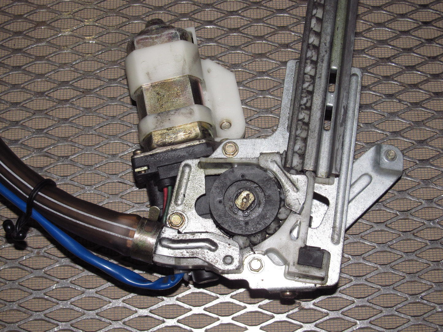 89 90 91 Mazda RX7 OEM Power Window Motor & Regulator - Left