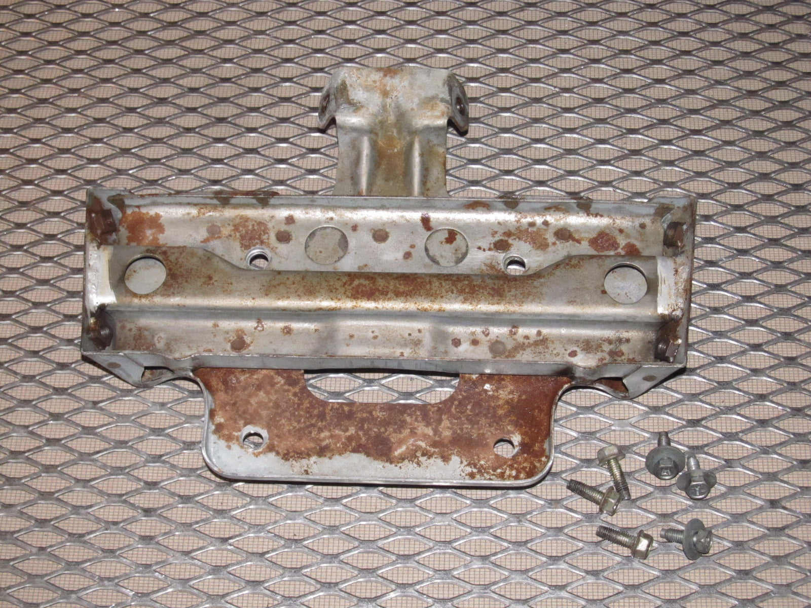 79 80 Datsun 280zx OEM Radio Cover Housing Rear Mounting Bracket