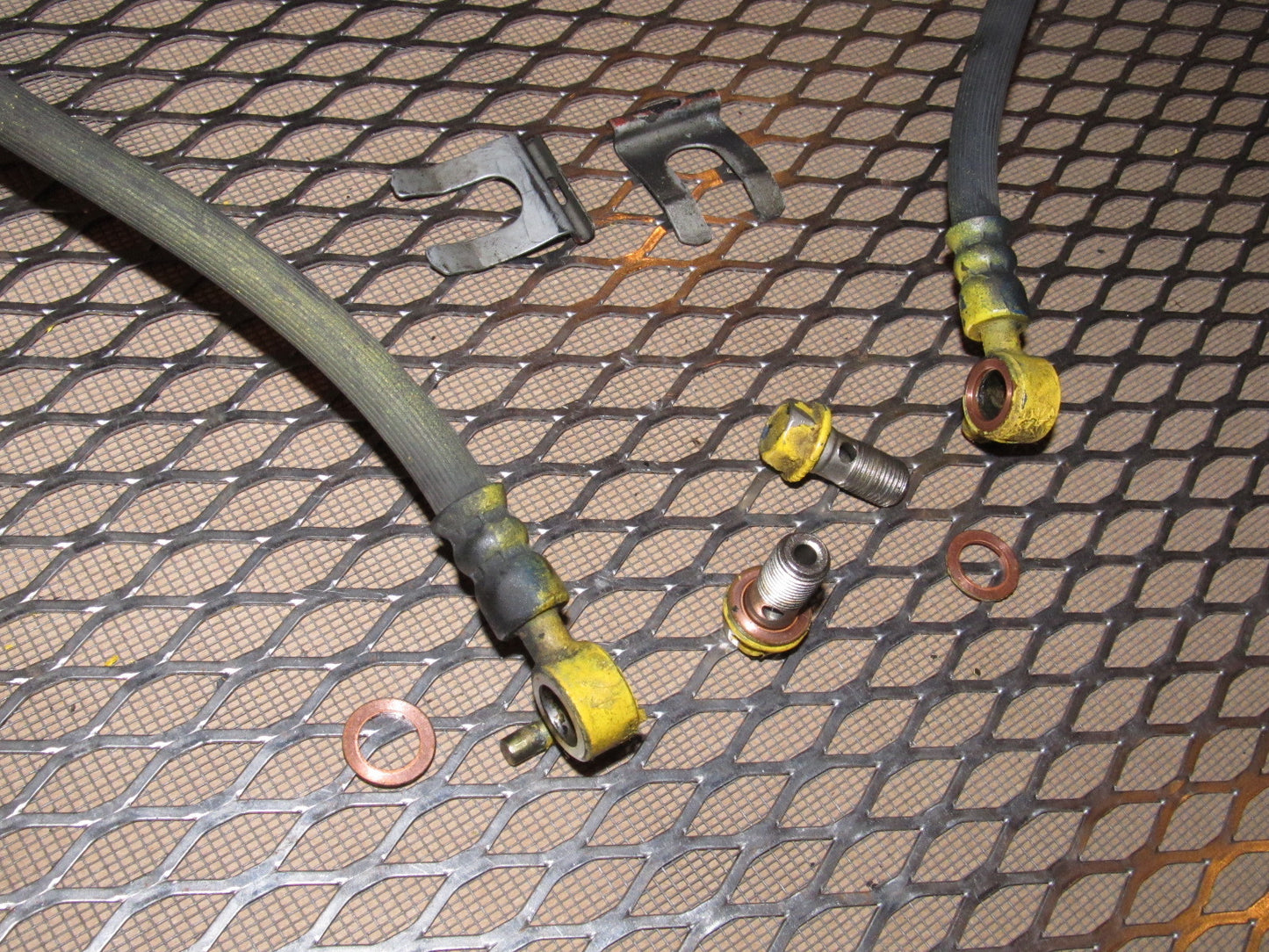 99 00 Mazda Miata OEM Brake Hose - Front Set
